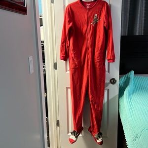 Nick and Nora sock monkey onsie